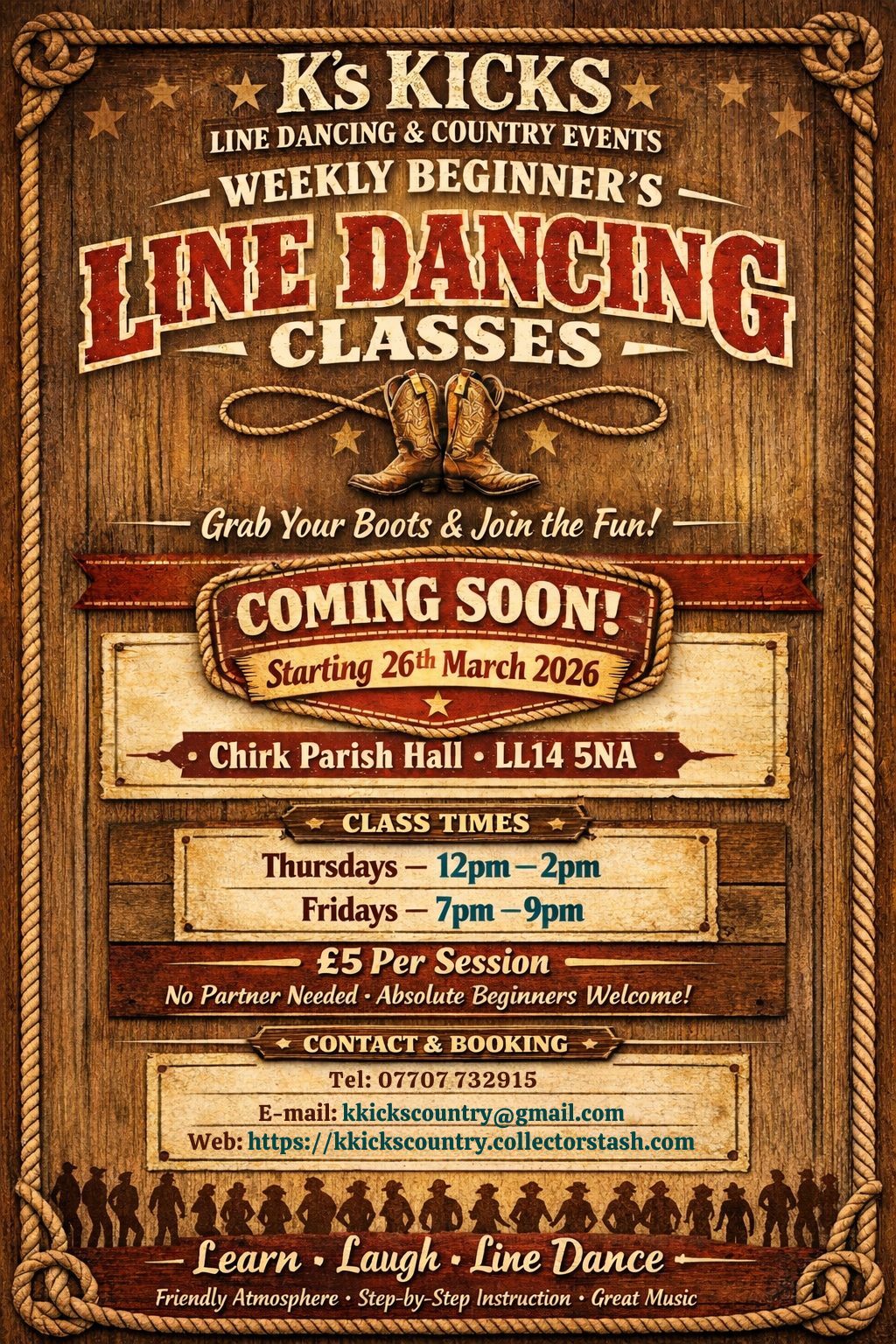 Beginner's Classes - Chirk Parish Hall