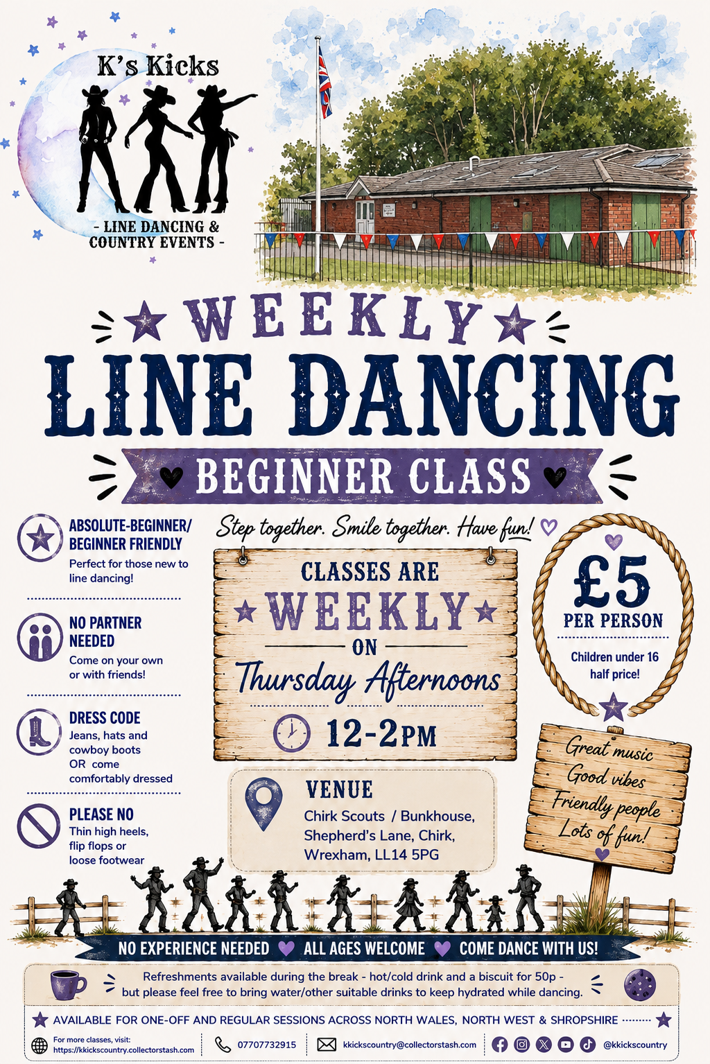 Beginners Classes - Chirk (Bunkhouse/Scouts)